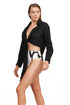 Gottex Luma High Low Collared Front Tie Blouse
